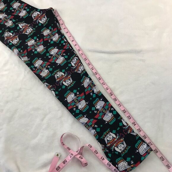 LuLaRoe House of Cards leggings tall & curvy - Picture 8 of 8